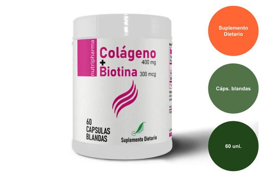 Colágeno + Biotina Nutripharma