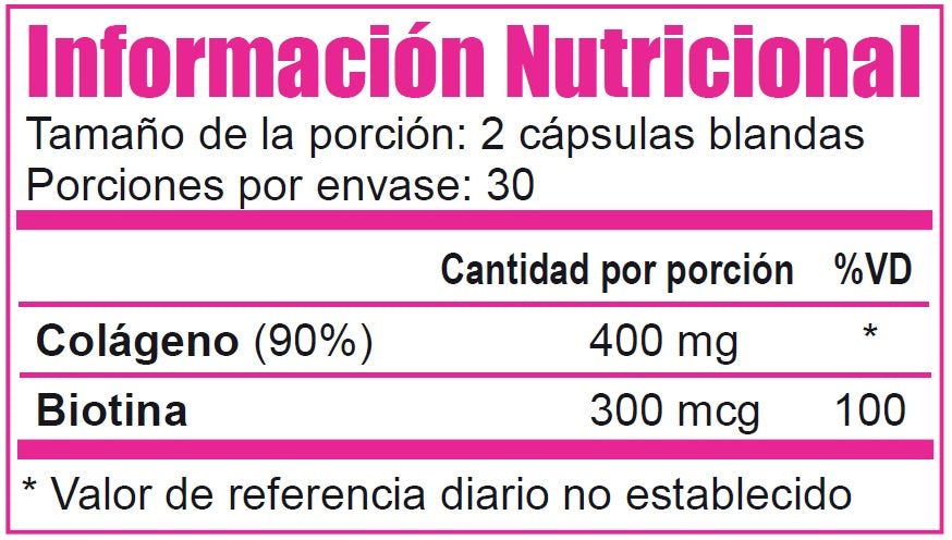 Colágeno + Biotina Nutripharma